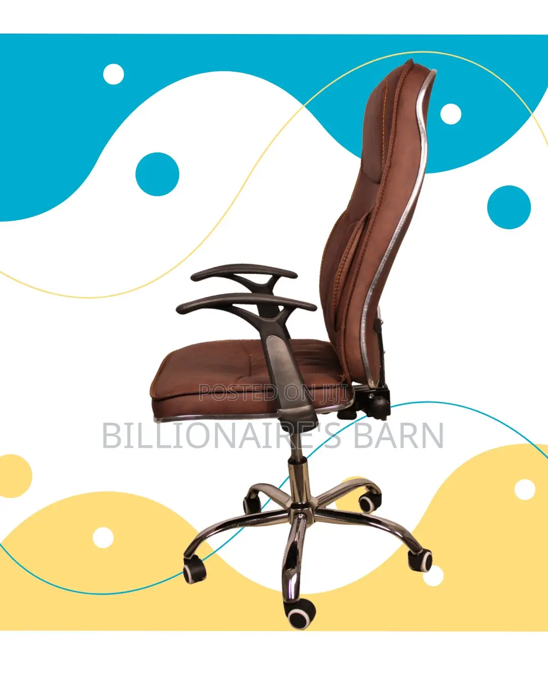 Ergonomic Executive Leather Chair (Adjustable) — Hot Deal