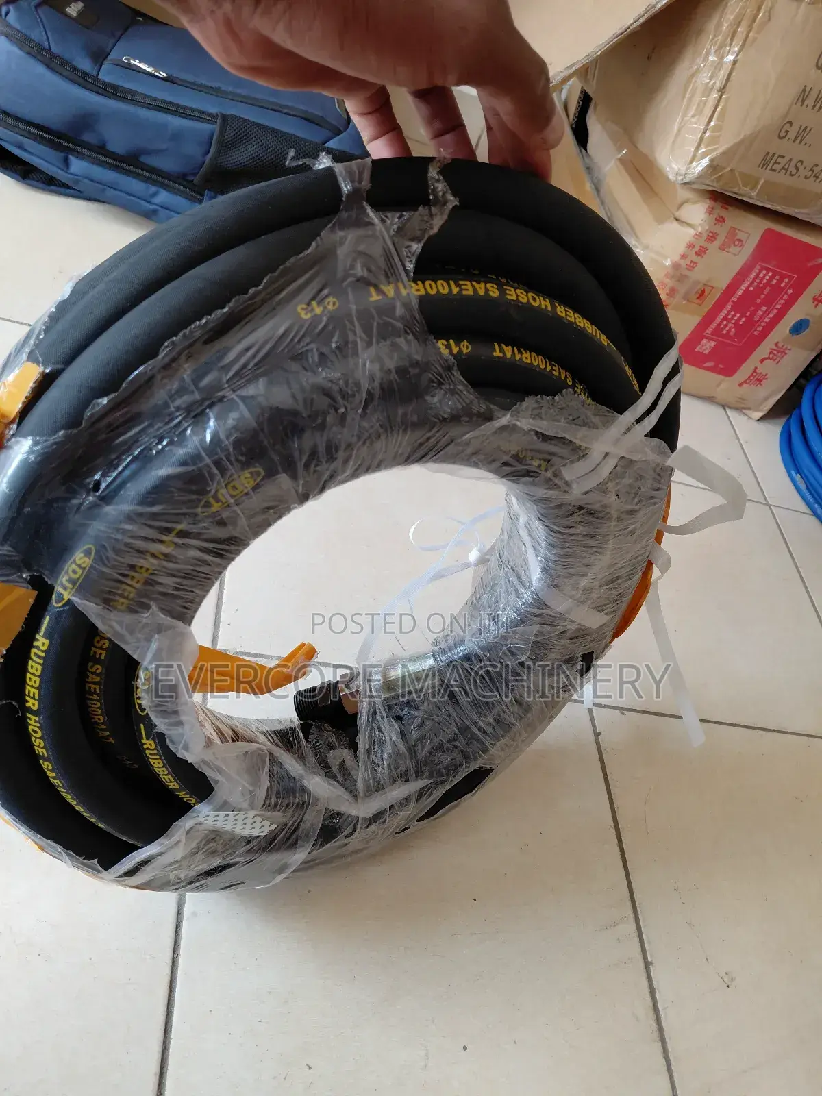 Heavy Commercial Rubber Pipe Air Hose 1inch .