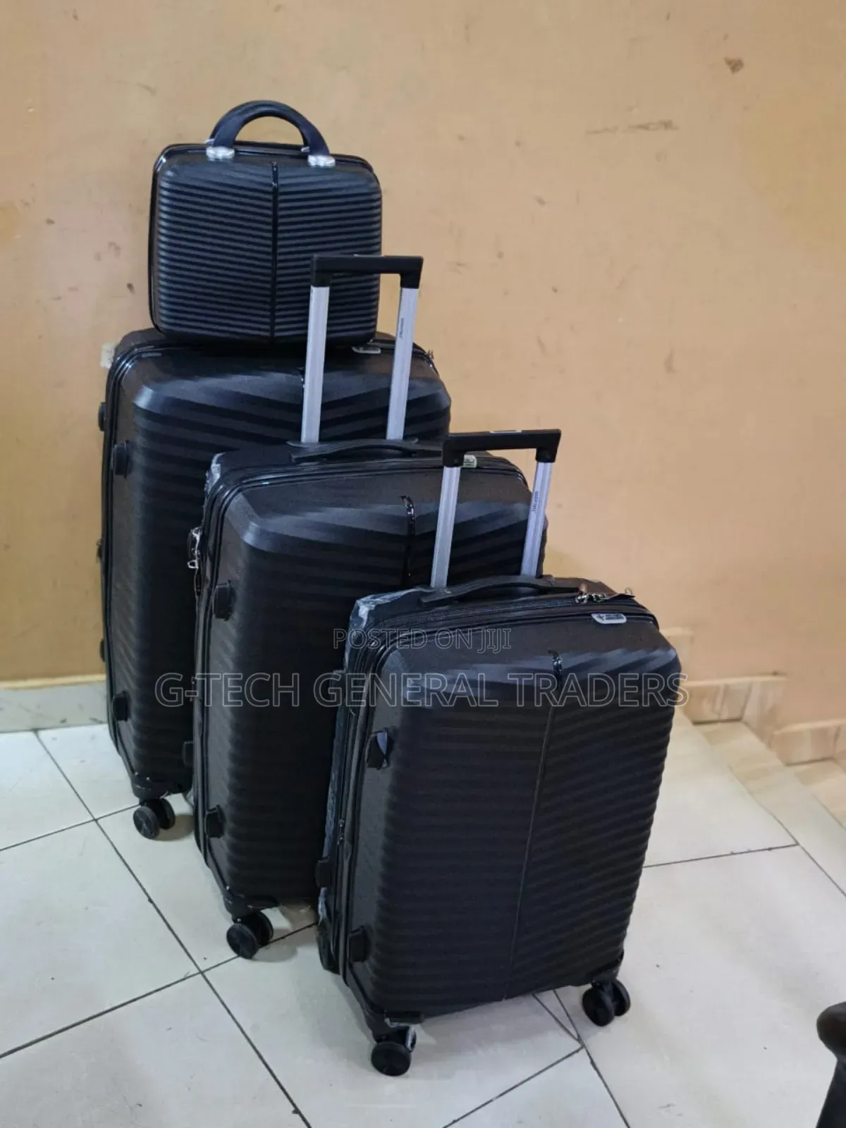 Luxurious Heavy Duty 4in1 Size 1 Rubber Suitcase