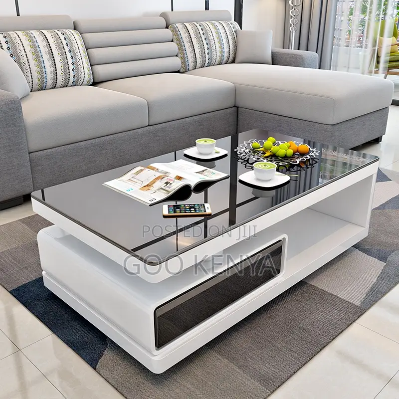 Home Tv Stand and Coffee Table Set; Wood Living Room Tv Unit Set