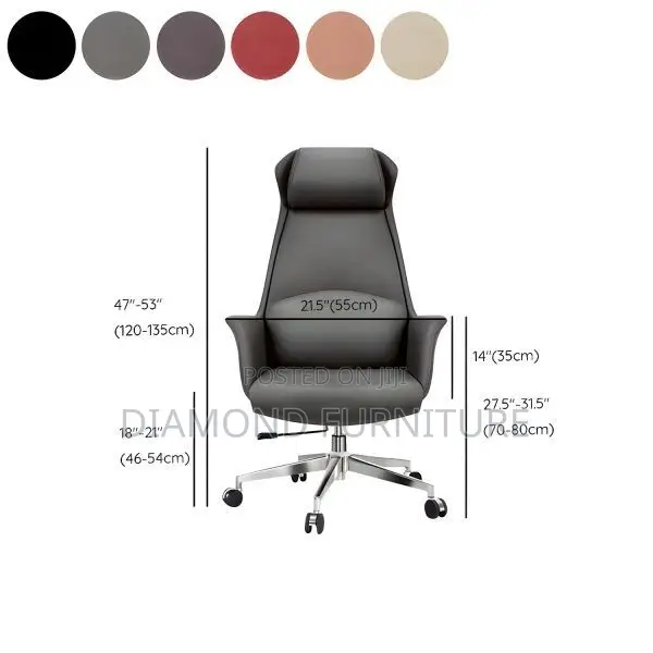 Office Furniture; Modern -Leather Office Chair – Stylish Comfortable