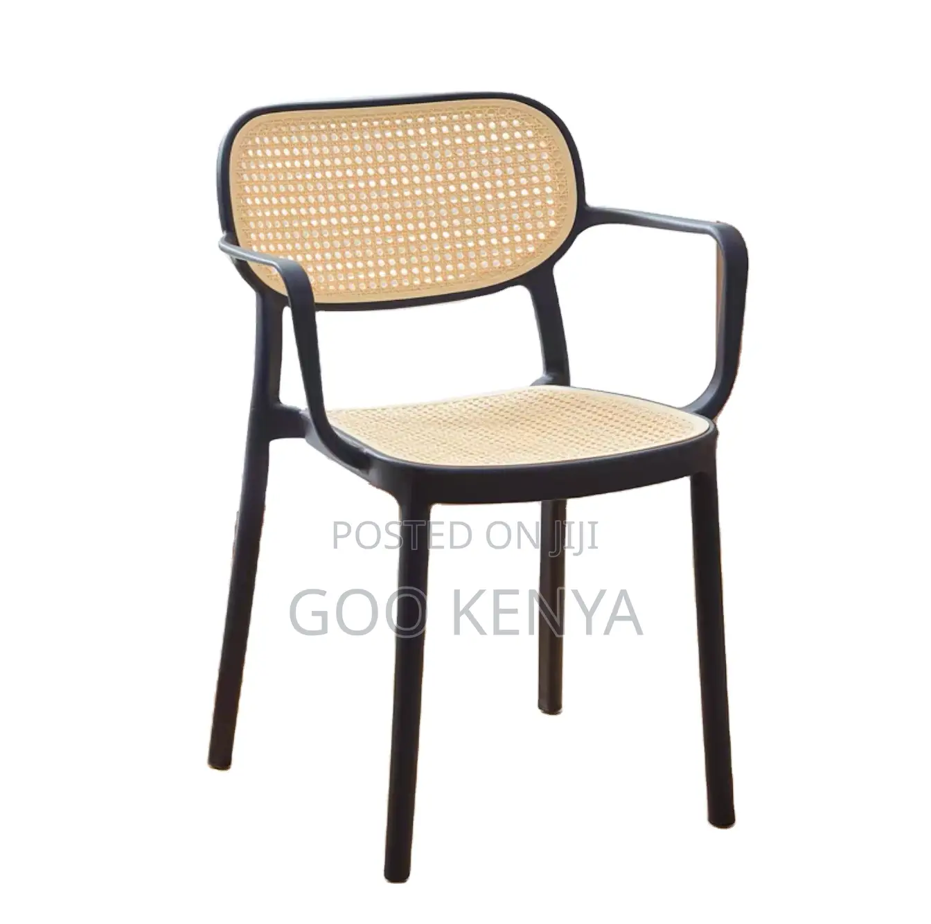 Outdoor Chair; Outdoor Plastic Armchair for Dining and Balcony