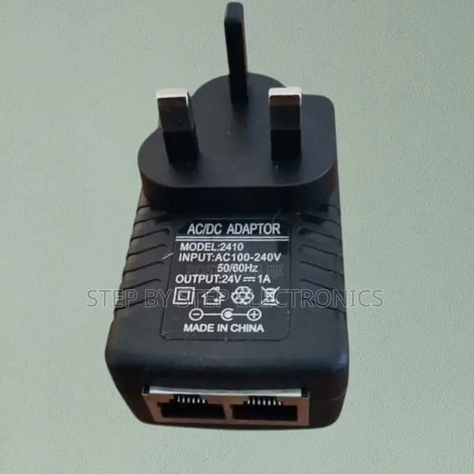 24v 1a Poe Injector Adapter for CCTV Security Camera Systems