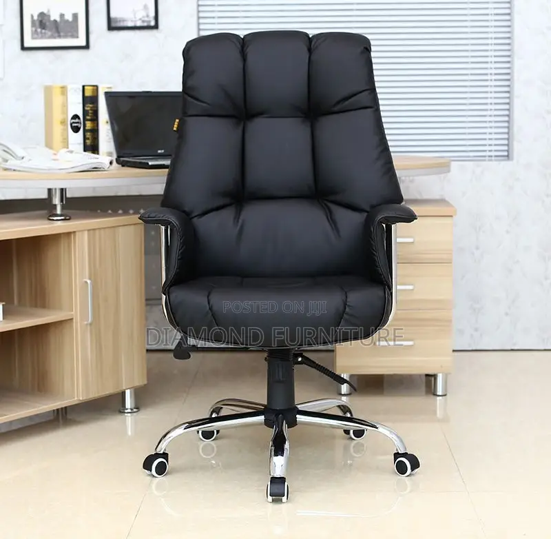 Office Furniture; Premium {High Back} Leather Executive Office Chair