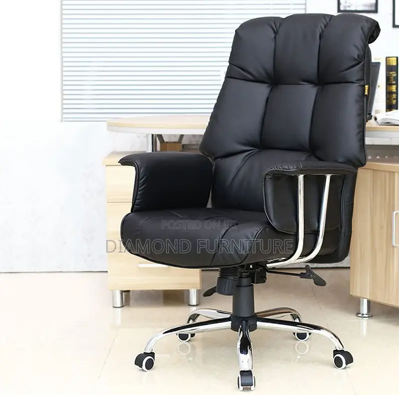 Office Furniture; Premium {High Back} Leather Executive Office Chair