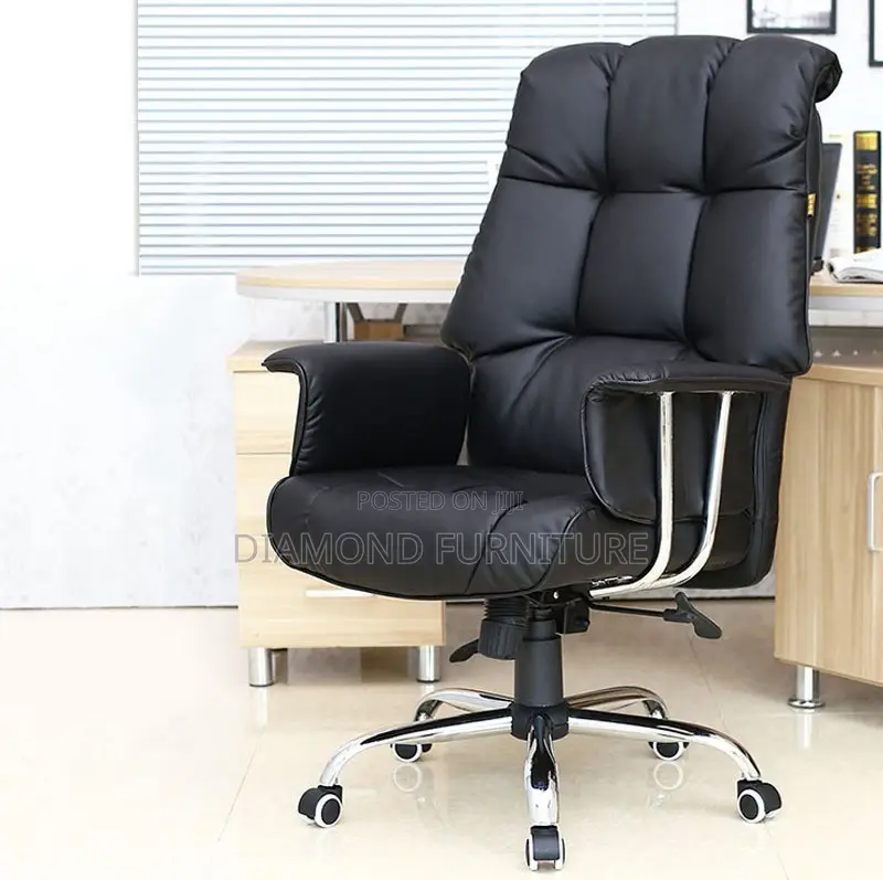 Office Furniture; Premium {High Back} Leather Executive Office Chair