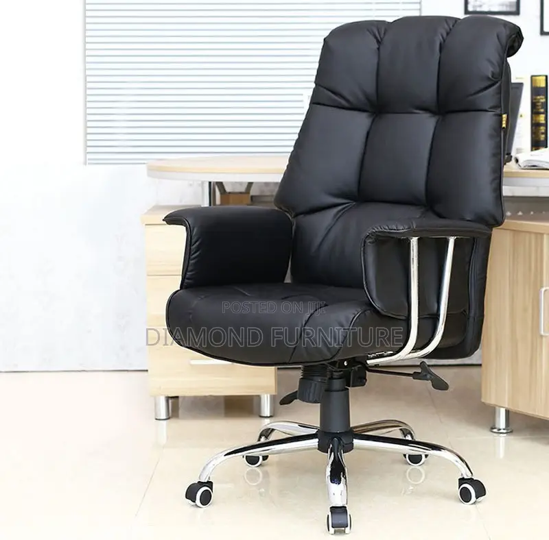 Office Furniture; Premium {High Back} Leather Executive Office Chair