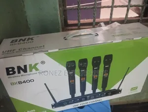 Uhf 4 Channel BNK Wireless Microphone