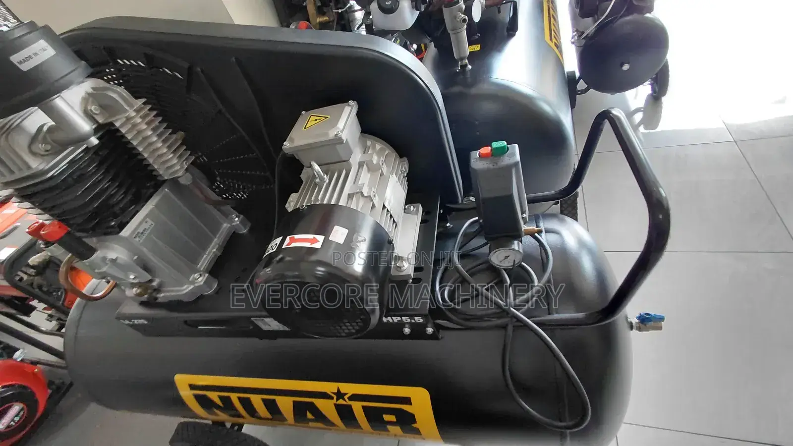 Nuair Italy Air Compressor Machine 300litres Three Phase.