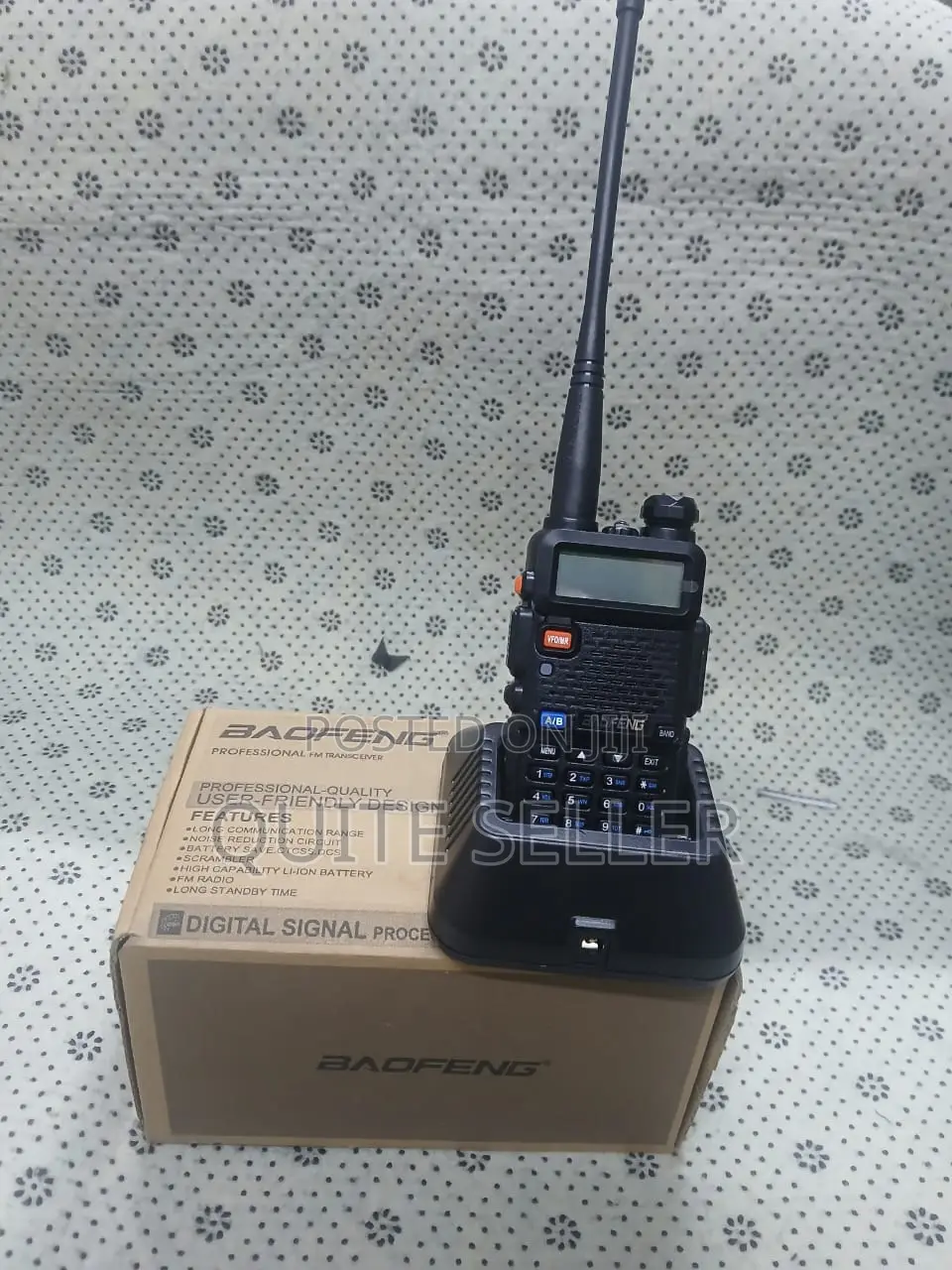 Walkietalkie Long Distance Uv-5r Walkie High Capacity Battery 3800mah