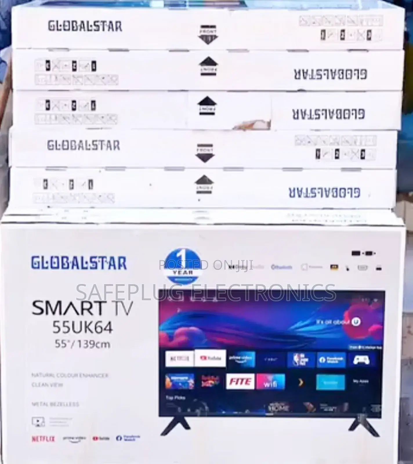 55-Inch Ultra Hd Display - 55" Globalstar Smart Tv