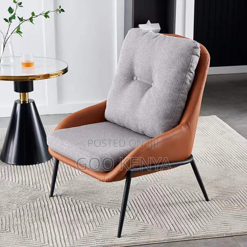 Home Chair; Modern Fabric Accent Chair With Cushion