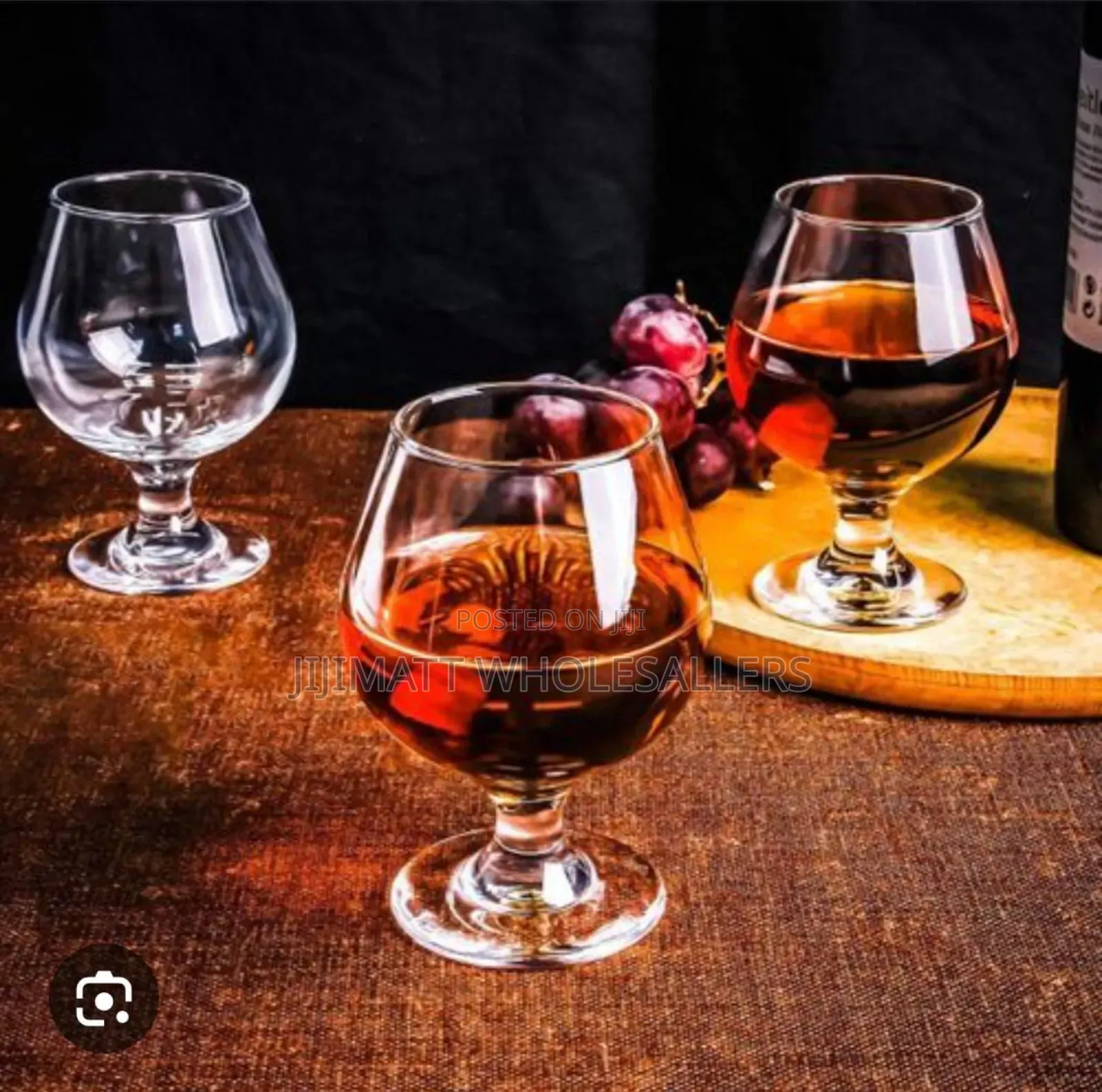 *6pcs Cognac Glasses