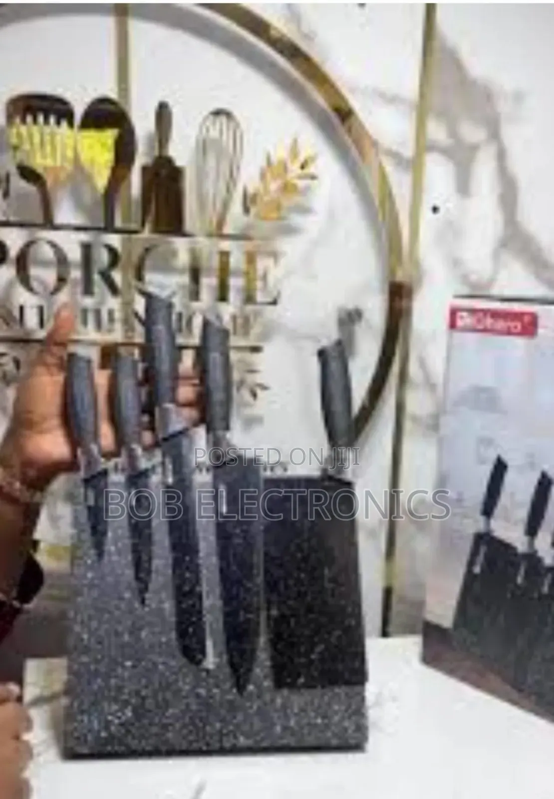 6pcs Knife Set With A Magnetic Holder