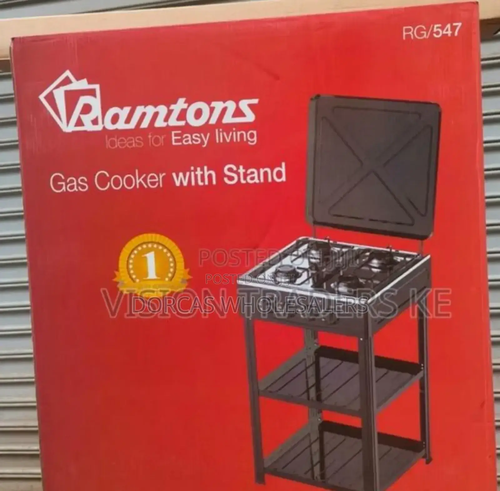 Ramtons Full Gas With Shelves Cooker