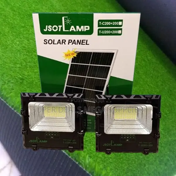 Outdoor Security Jsot 100w+100w Solar Floodlight High Brightness