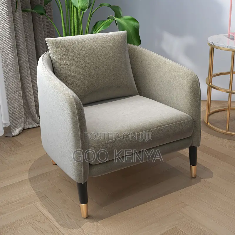 Home Chair; Modern Fabric Living Room Lounge Seat