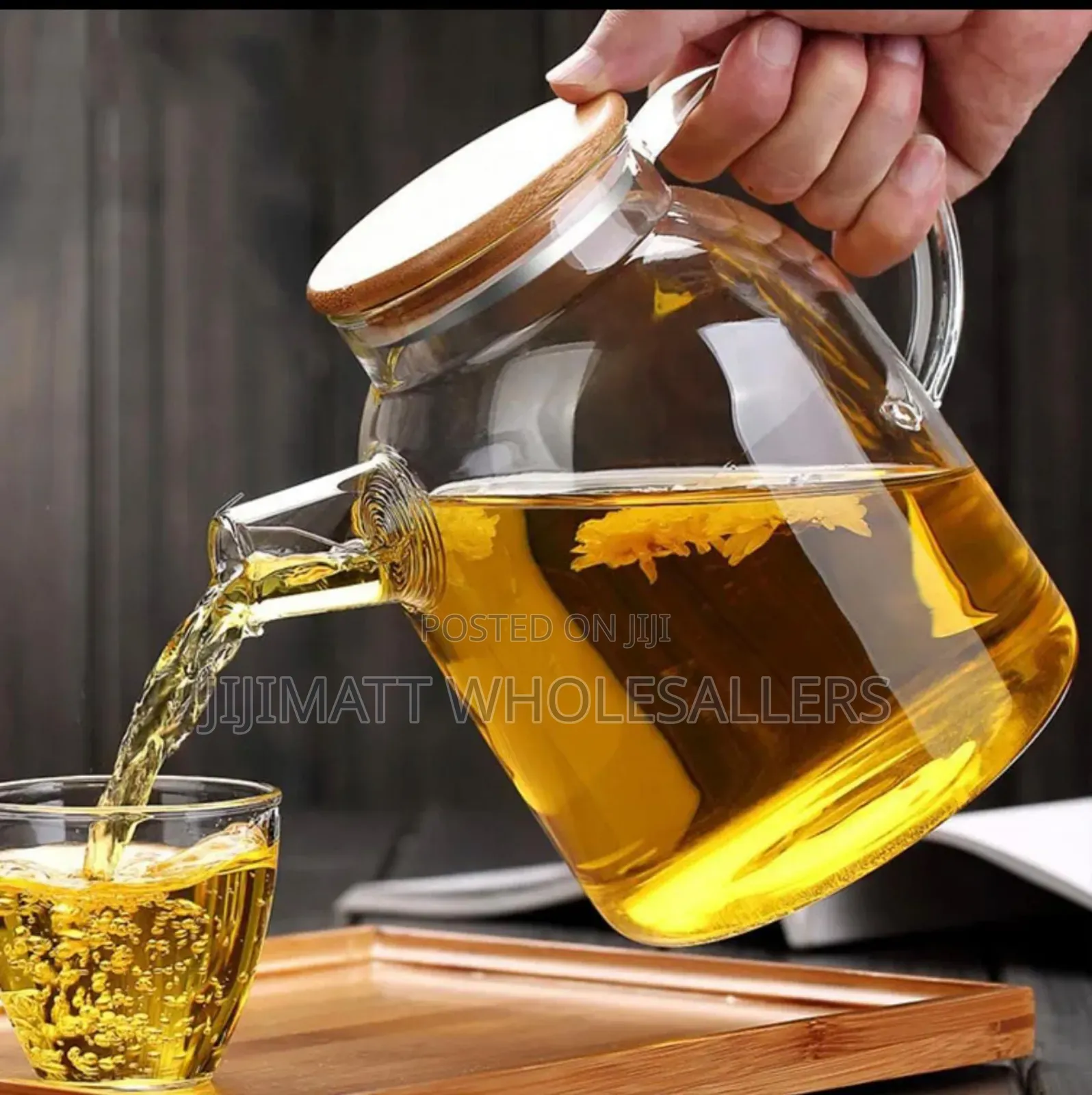 *1.8ltrs Borocilicate Tea Pot