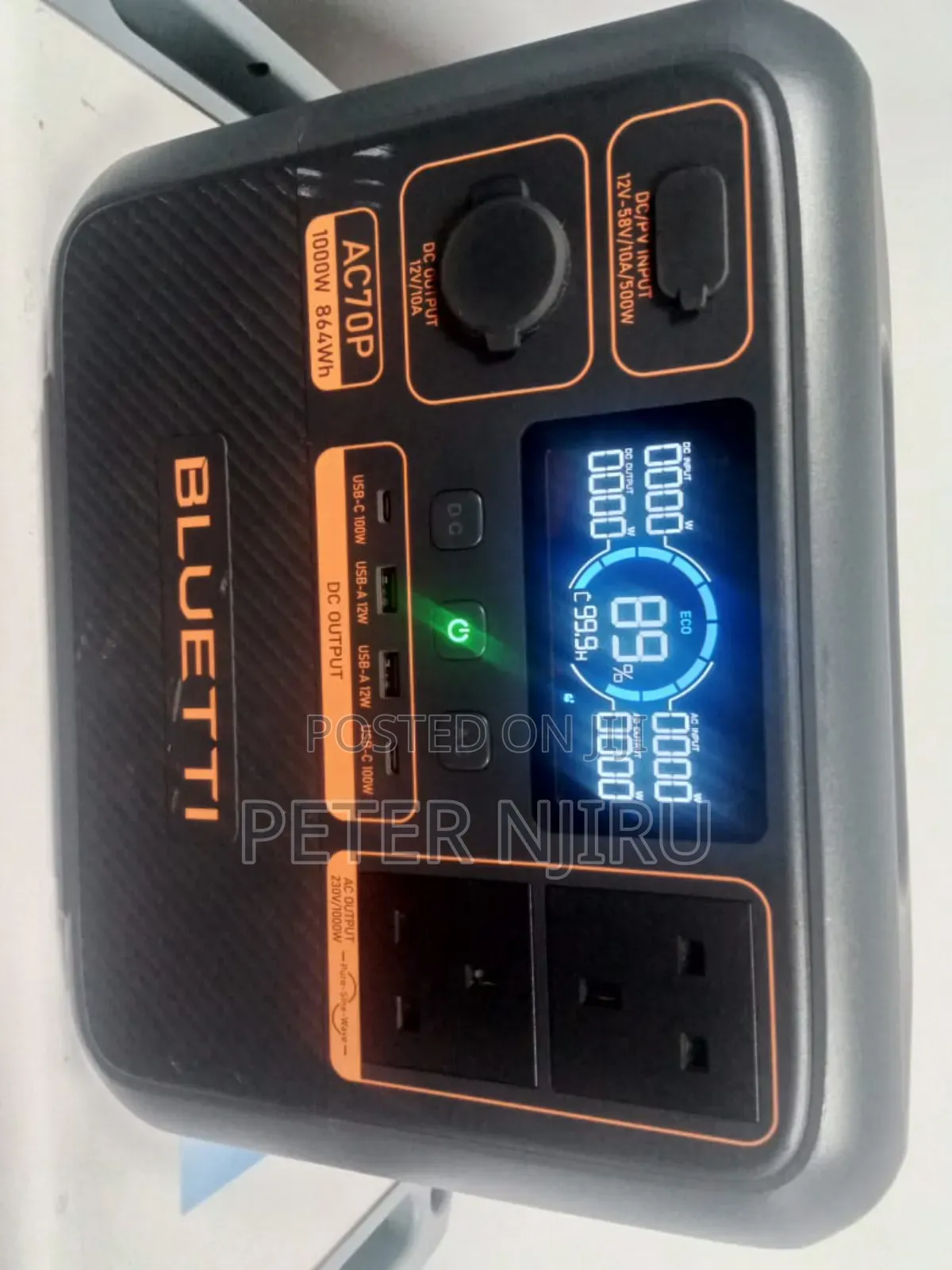 Bluetti Ac70p Portable Power Station | 1000w 864wh