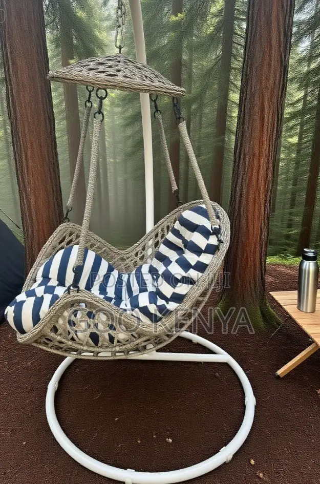 Outdoor Swing Chair; Balcony Egg Swing Standing Hammock Chair