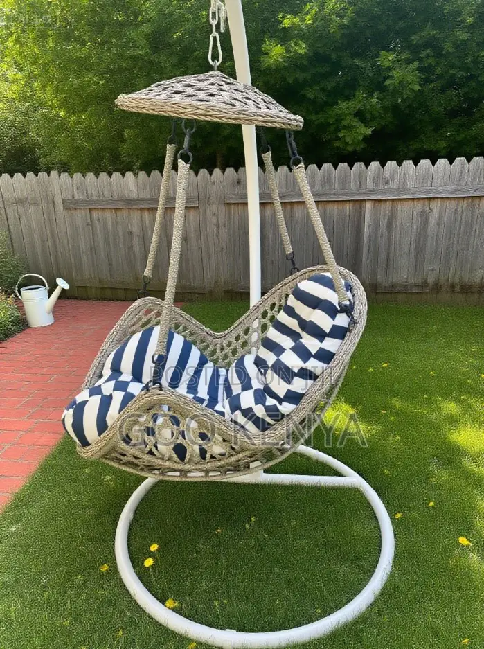 Outdoor Swing Chair; Balcony Egg Swing Standing Hammock Chair