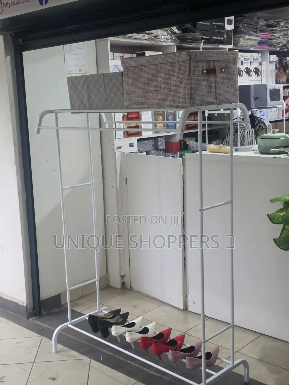Advanced Double Layer Garment Rack Floor Standing Clothes Hanger*