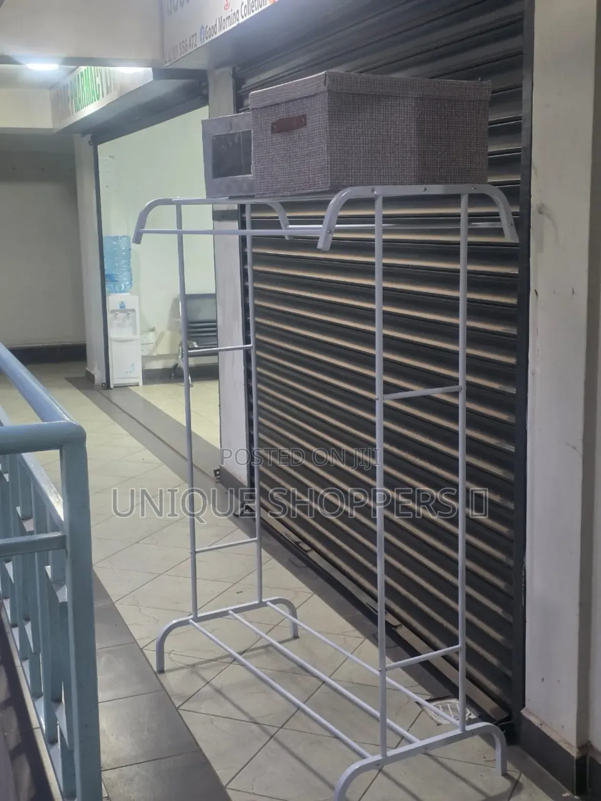 Advanced Double Layer Garment Rack Floor Standing Clothes Hanger*