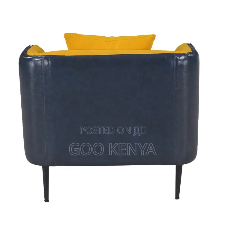 Living Room Chair; Cushioned Single Seat Fabric Chair With Back