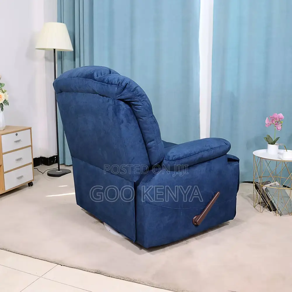 Home Sofa; Velvet Single Reclining Soft Sofa for Living Room