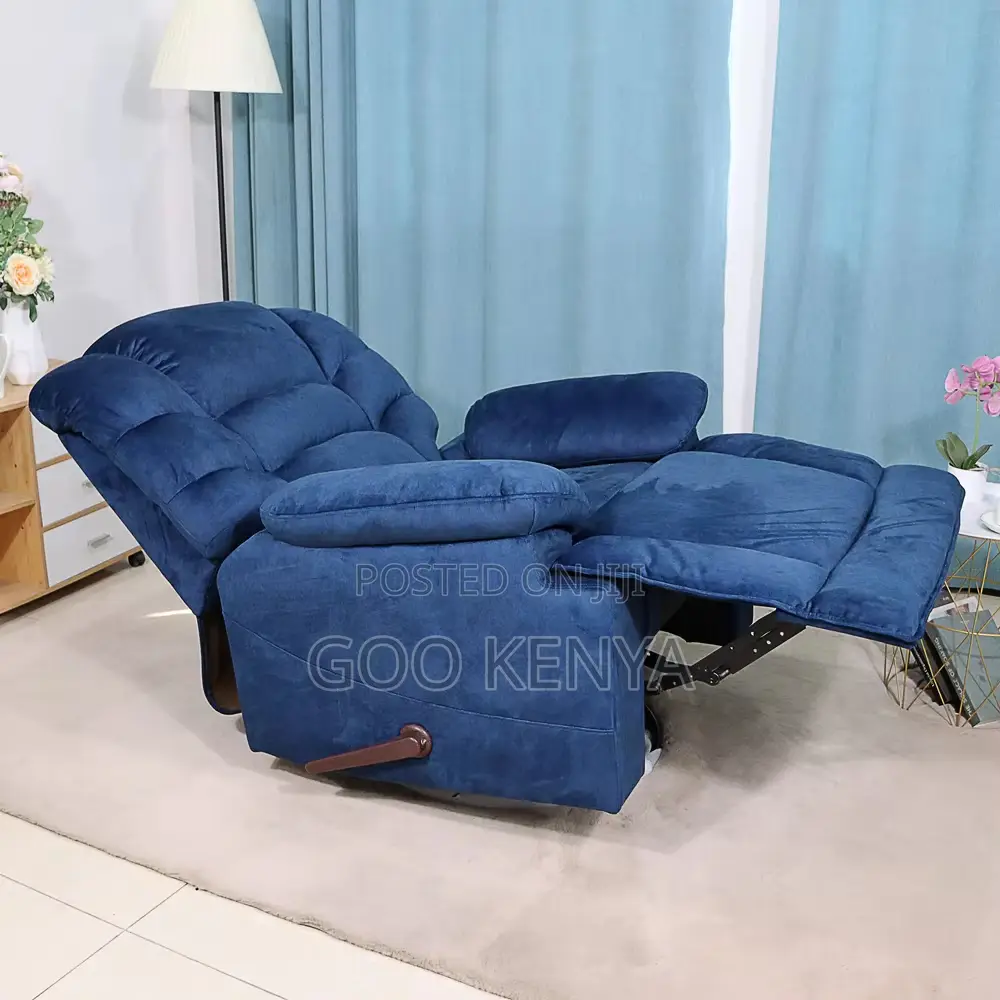 Home Sofa; Velvet Single Reclining Soft Sofa for Living Room