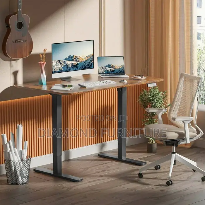 Office Furniture; Modern {120cm Height Adjustable Electric Office Desk