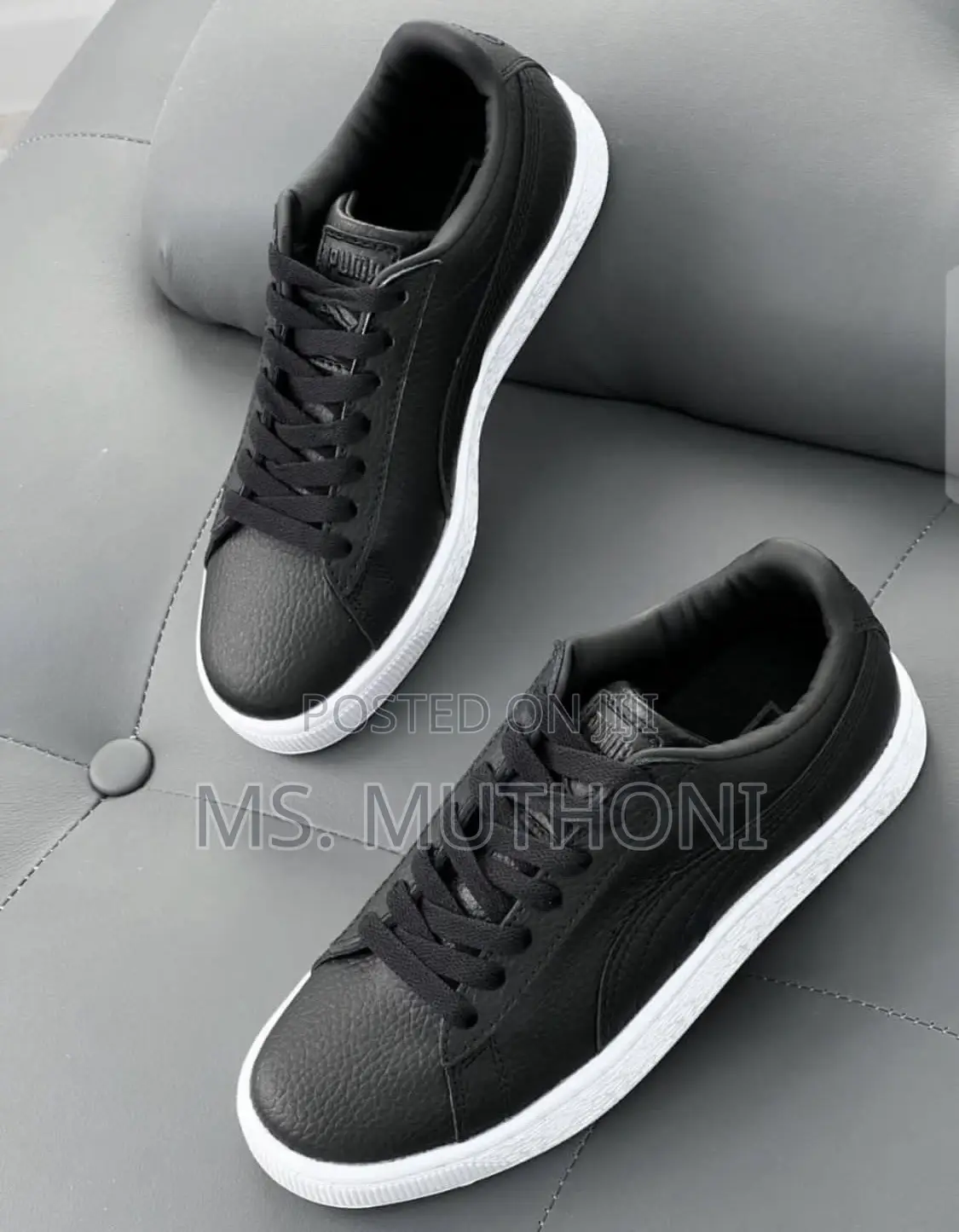 Puma Suede Lace Up Men Sneakers ( Black / Brown / Gray ) Sizes; 40-45
