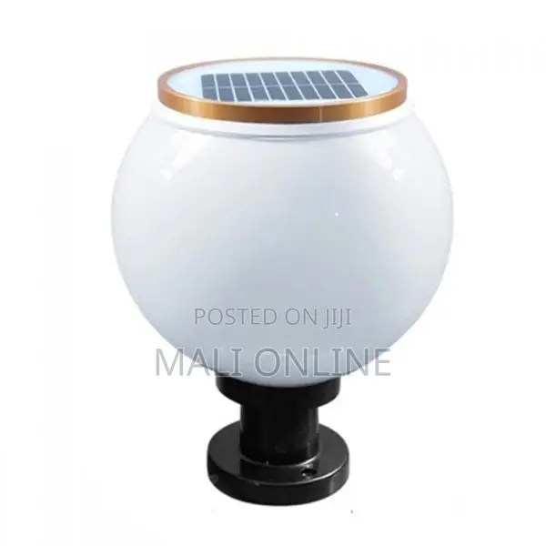 3w Solar Lamp Post Light Outdoor Waterproof Ip65 Led 165lm Abs Pillar.