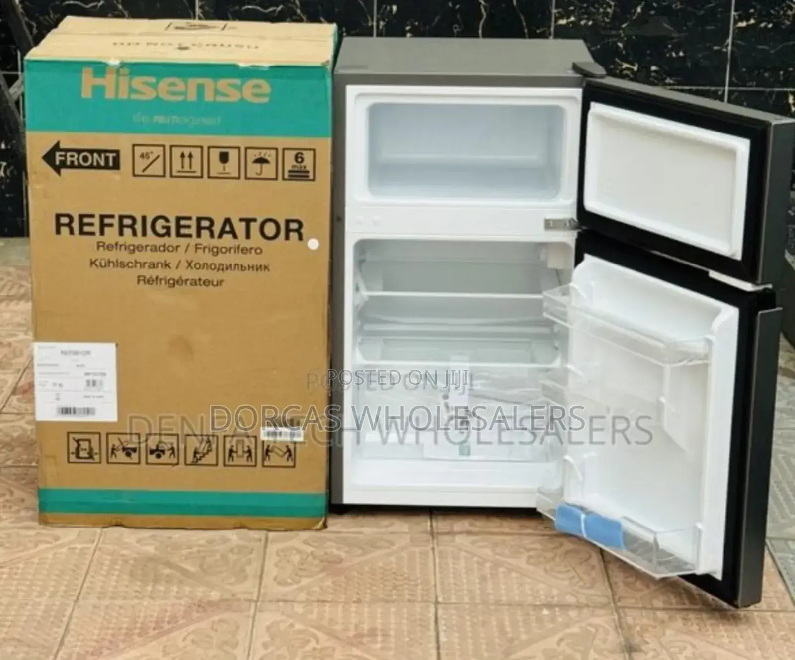 Double Door 91 Litres Hisense Fridge