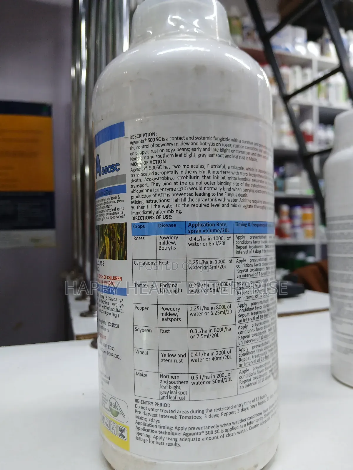 Agvanta 500sc Fungicide 1litre