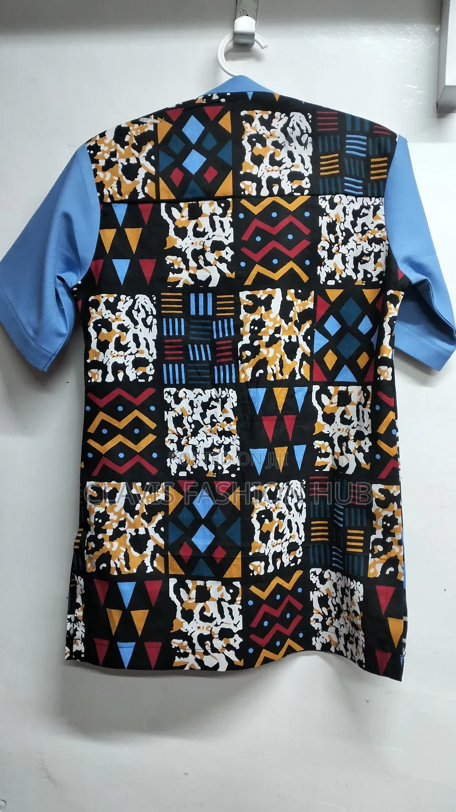 Tribal African Print 7-8yr Boys Shirt