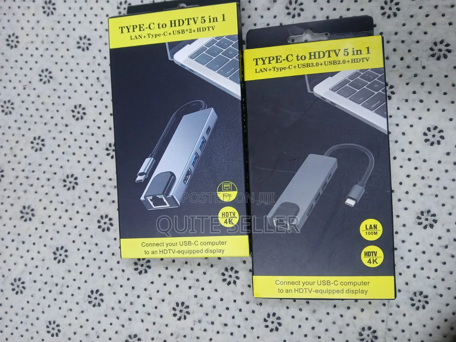 New Advanced Usb Hub Type-C to HDTV 5 in 1 Adapter