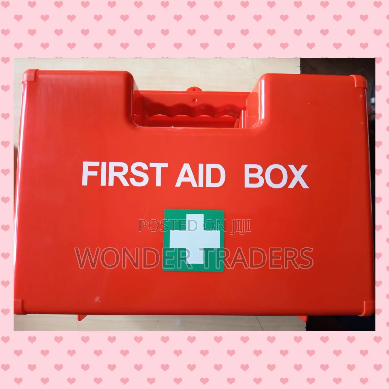 Red First Aid Kit.