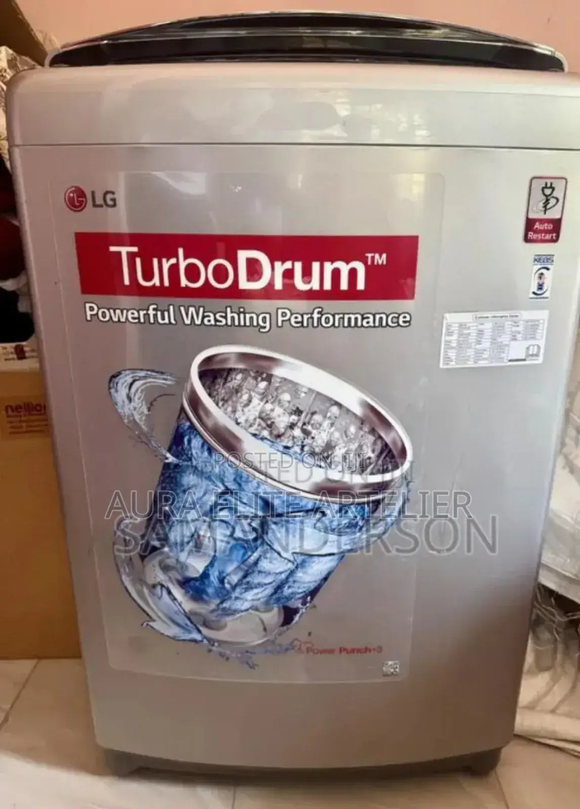 Exuk LG 15kg, 6motion D.D Smart Inveter, A+ , Turbo Drum, Silent