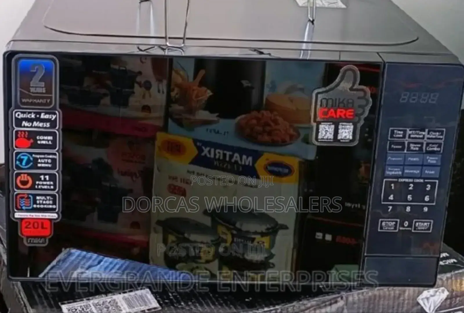 Mika 20l Digital Microwave With Grill