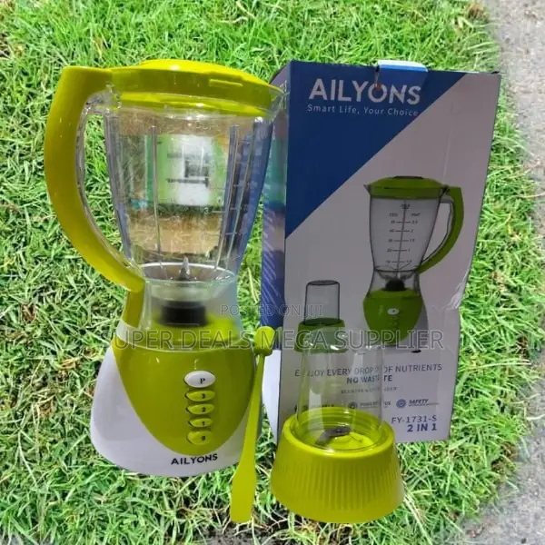 Ailyons 1.8l Durable High Quality Motor 2-in-1 Blender and Grinder