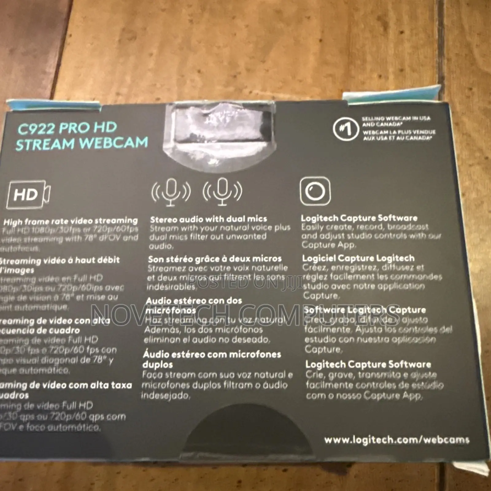 Logitech C922 Pro Full Hd 1080p Video Stream Webcam New Factory Sealed