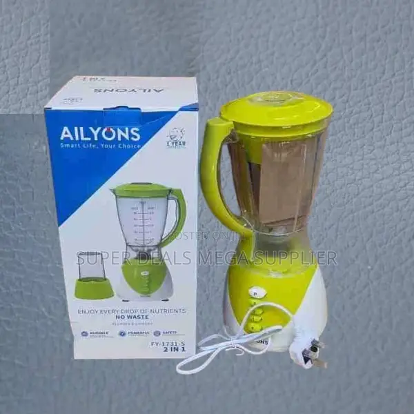 Compact Design Ailyons 1.8 Litres Durable 2-in-1 Blender Grinder Combo