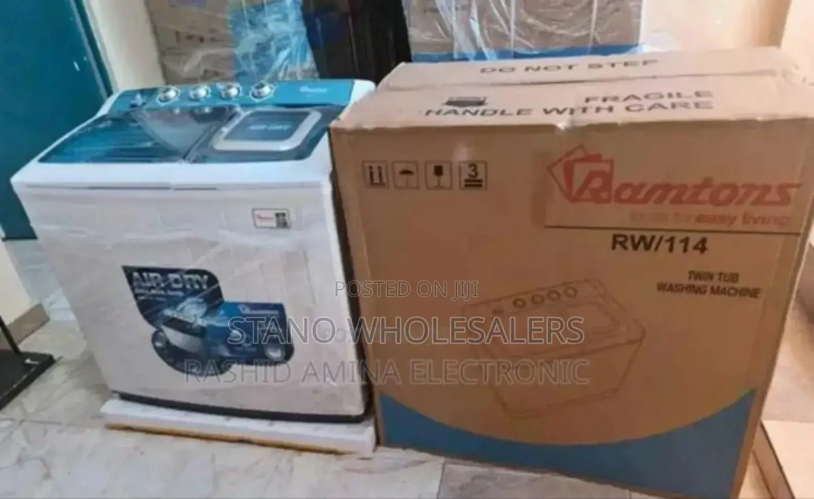 Top Load 12kgs Twin Tub Ramtons Washing Machine