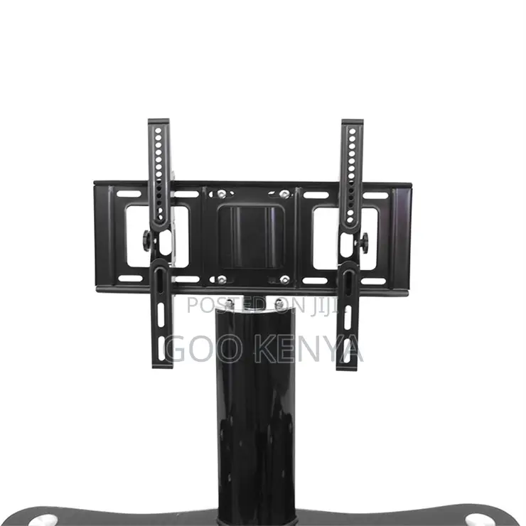 Home Tv Stand; Glass Tv Display Stand With Storage and Mount