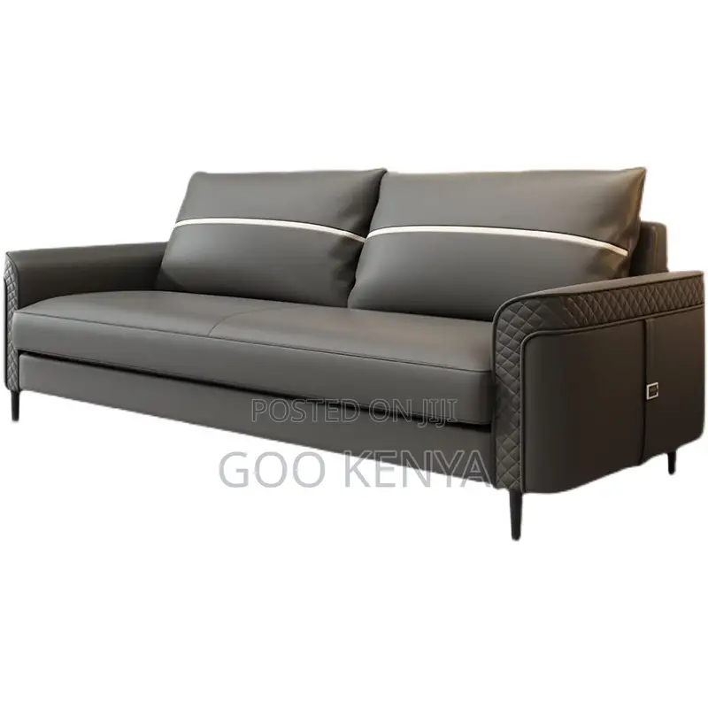 Home/Office Sofa; Modern 5-Seater Leather Sofa for Living Room/Office