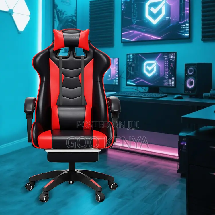 Home/Office Chair; High-Back Adjustable Gaming Chair With Back Support