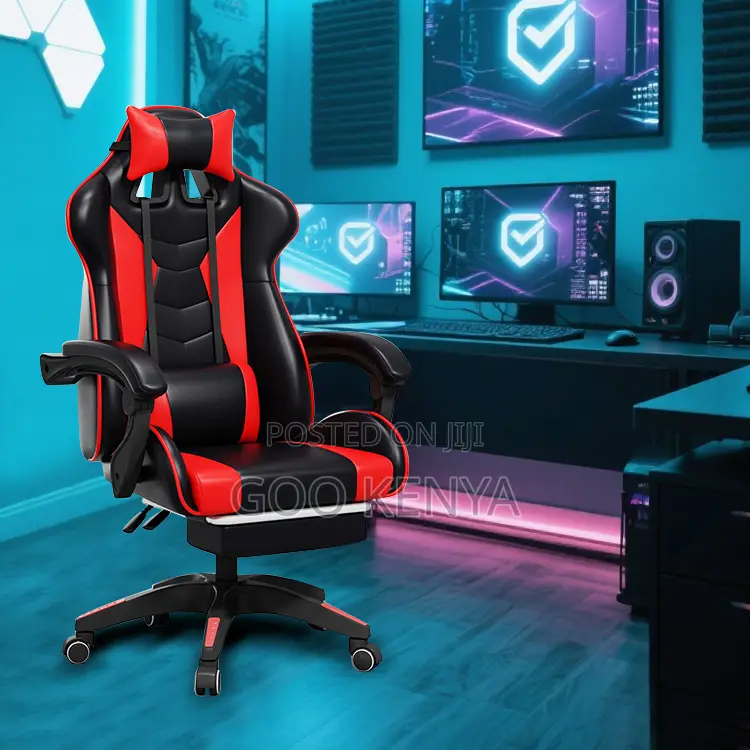 Home/Office Chair; High-Back Adjustable Gaming Chair With Back Support