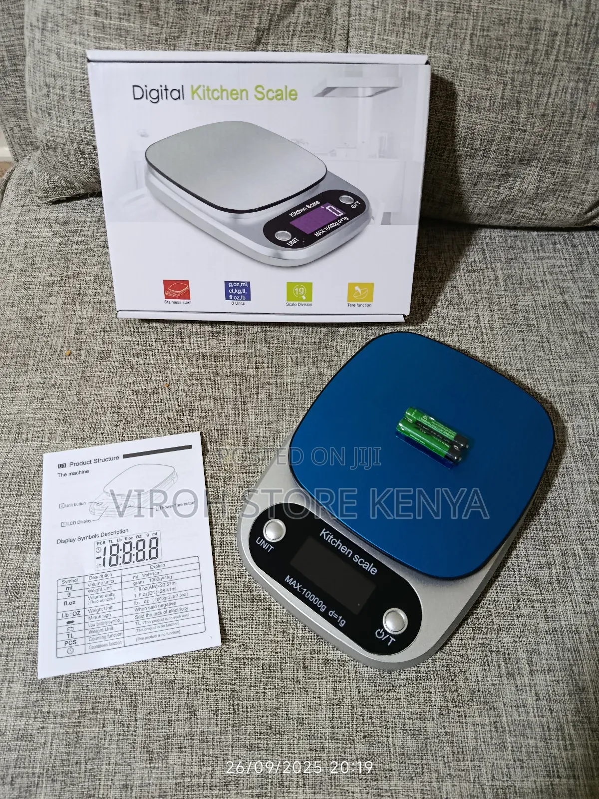 Digital Kitchen Scale 10kgs Accurate Weighing Scale