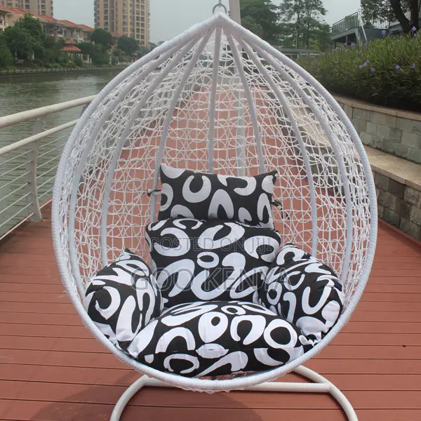 Home Swing Chair; Patio Hanging Hammock Chair With Cushions